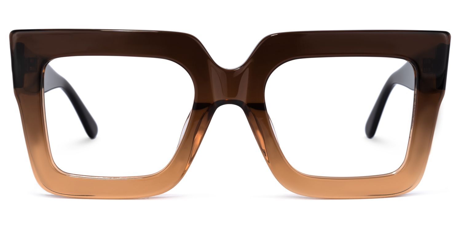 Brandon Square Tawny Glasses | Zeelool Glasses0