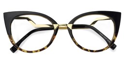 Jacqueline Cat Eye Tortoise Glasses1