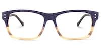 Karout Sqaure Purple Glasses0