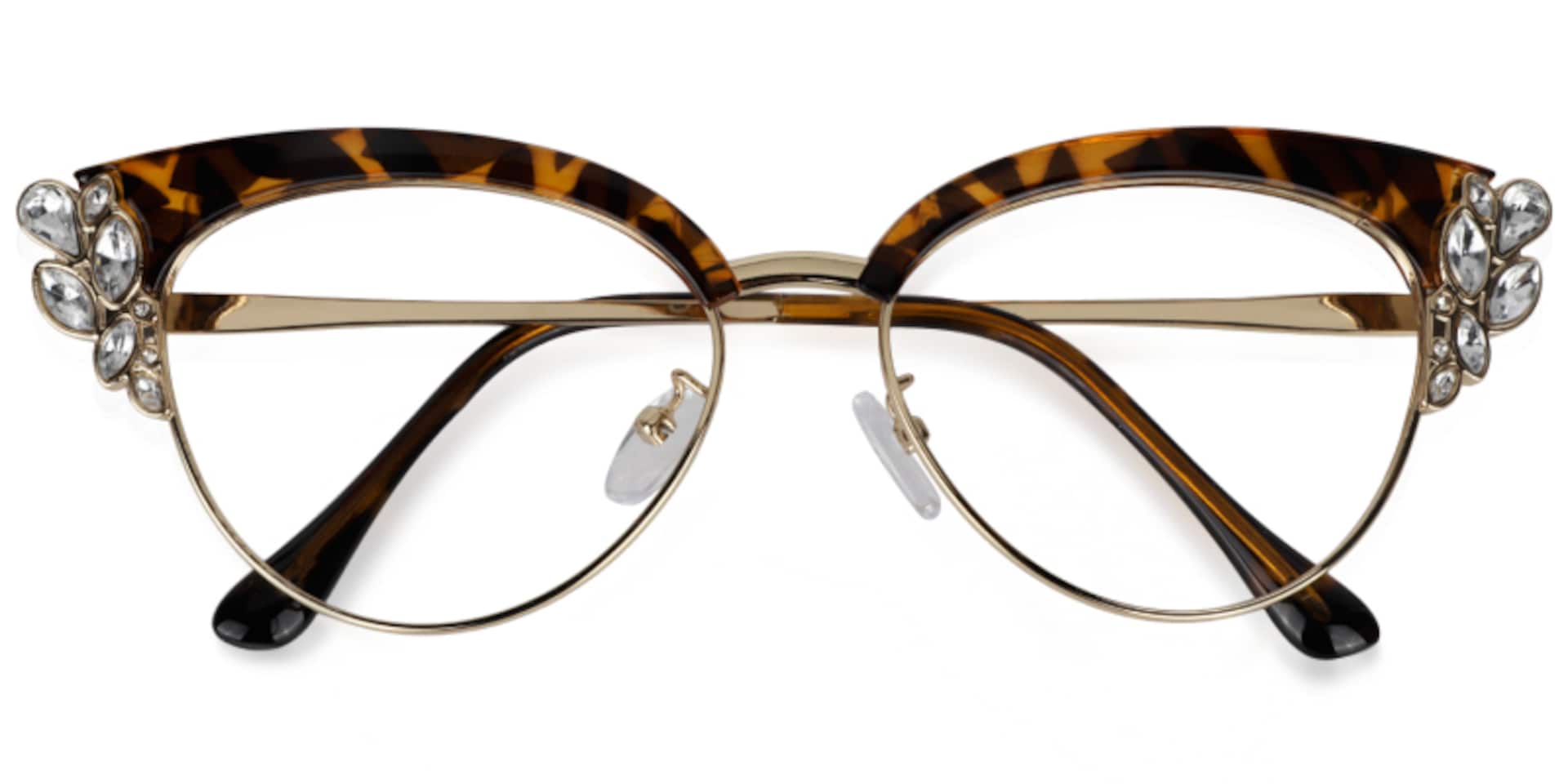 Hearn Cat Eye Tortoise Glasses | Zeelool Glasses2