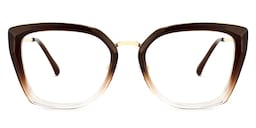 Matos Sqaure Brown Glasses0