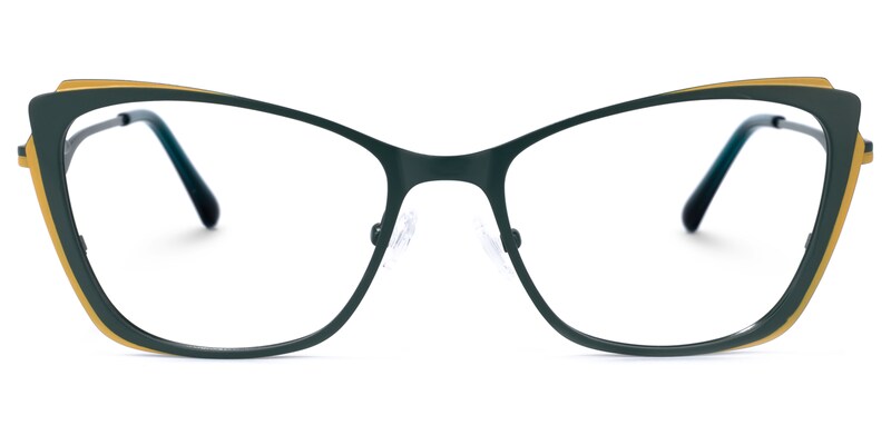 Divas Cateye Green Glasses | Zeelool Glasses0