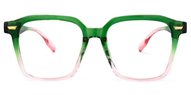 Rivera Square Green Glasses | Zeelool Glasses0