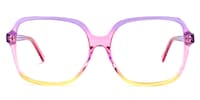 Lollipop Square Purple-Yellow Glasses0