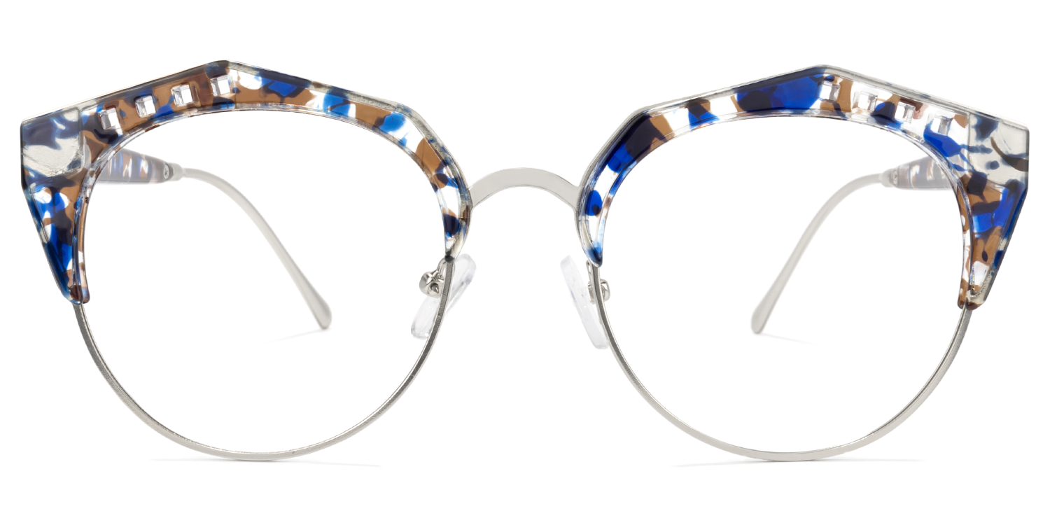 Latoya Geometric Floral Glasses | Zeelool Glasses0