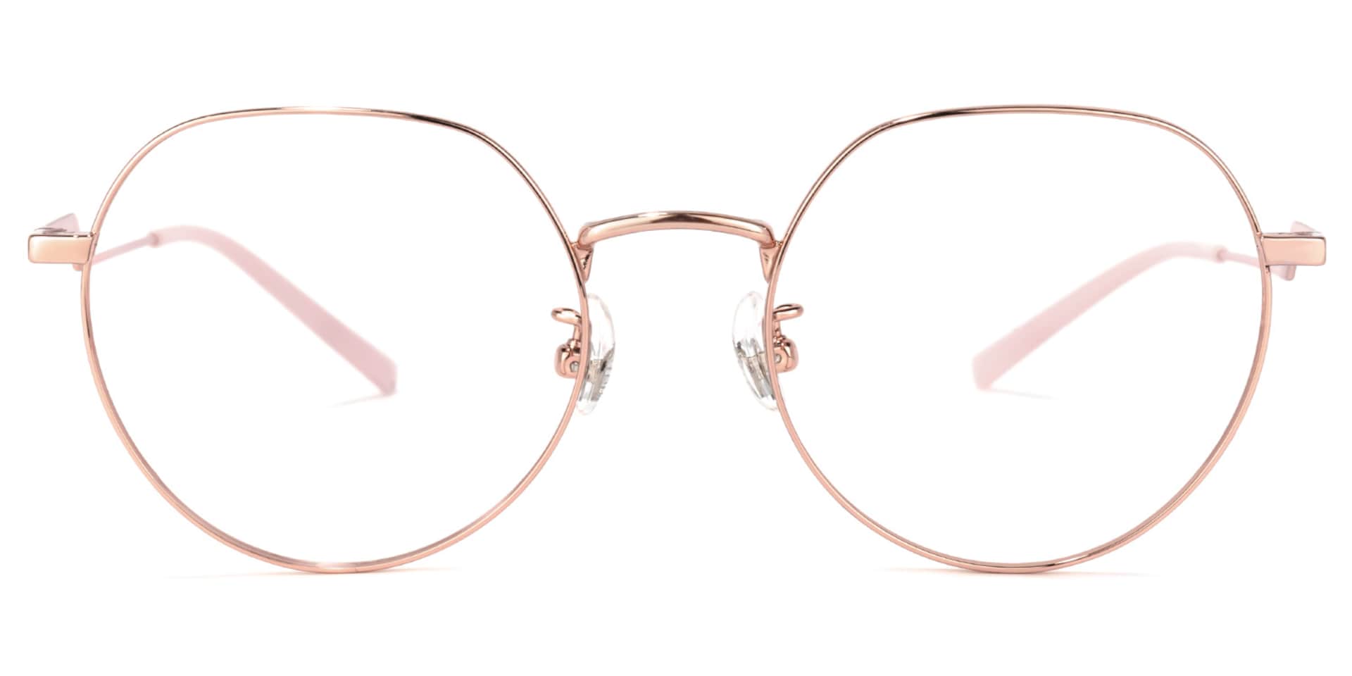 Tiffany Round Pink Glasses | Zeelool Glasses0