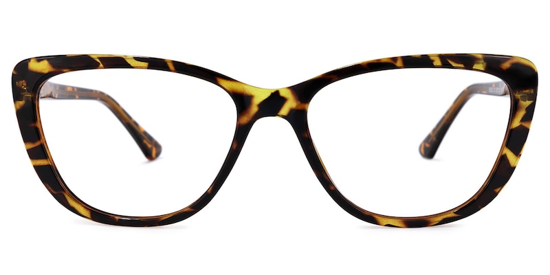 Qamar Cateye Tortoise Glasses | Zeelool Glasses0
