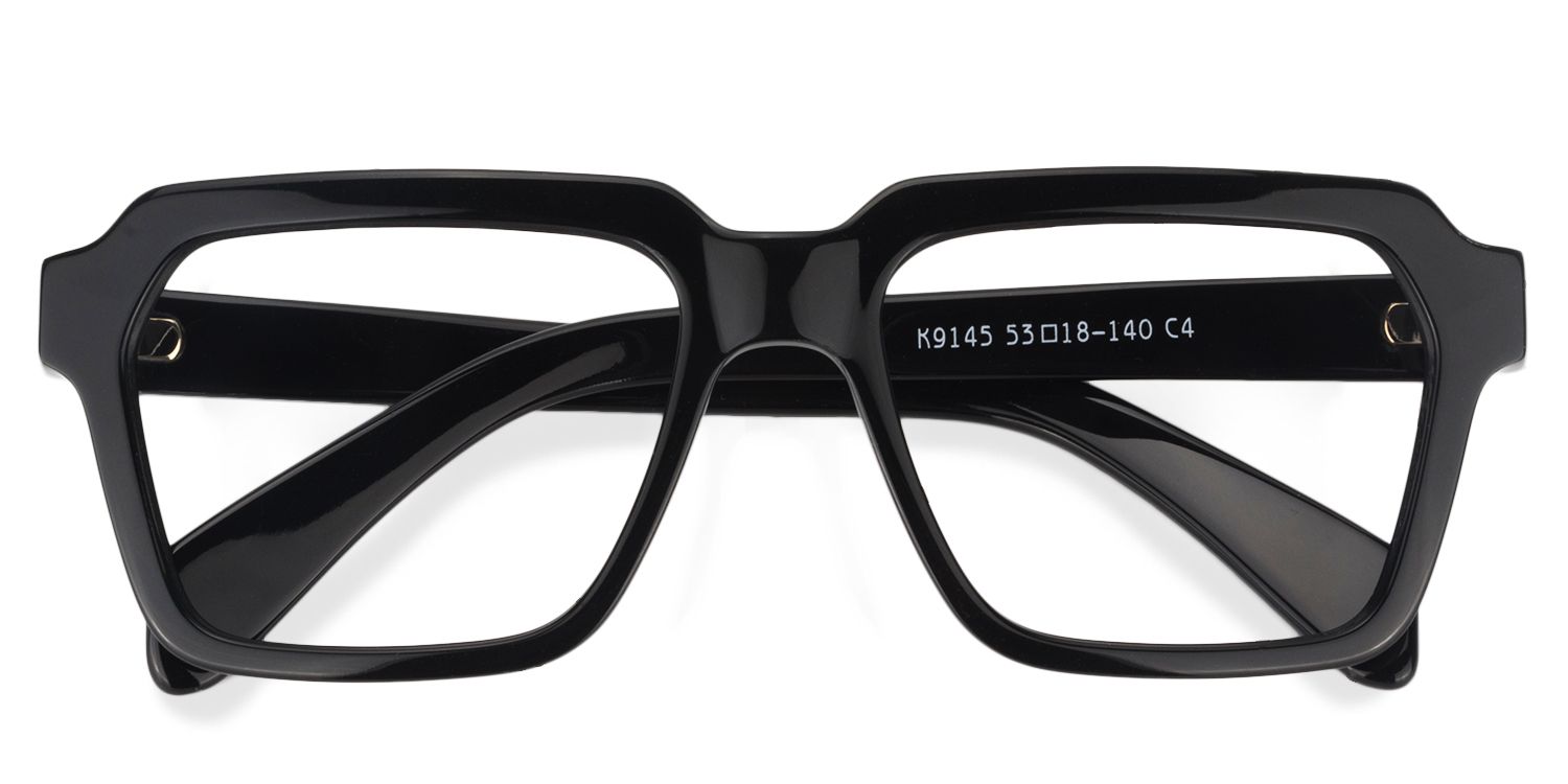 Square Black Glasses | ZEELOOL Canada1