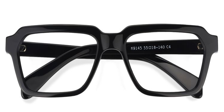 Cally Black Square Glasses