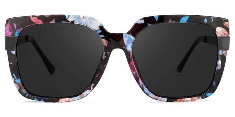 Reeves Square Floral Sunglasses