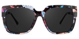 Reeves Square Floral Sunglasses0