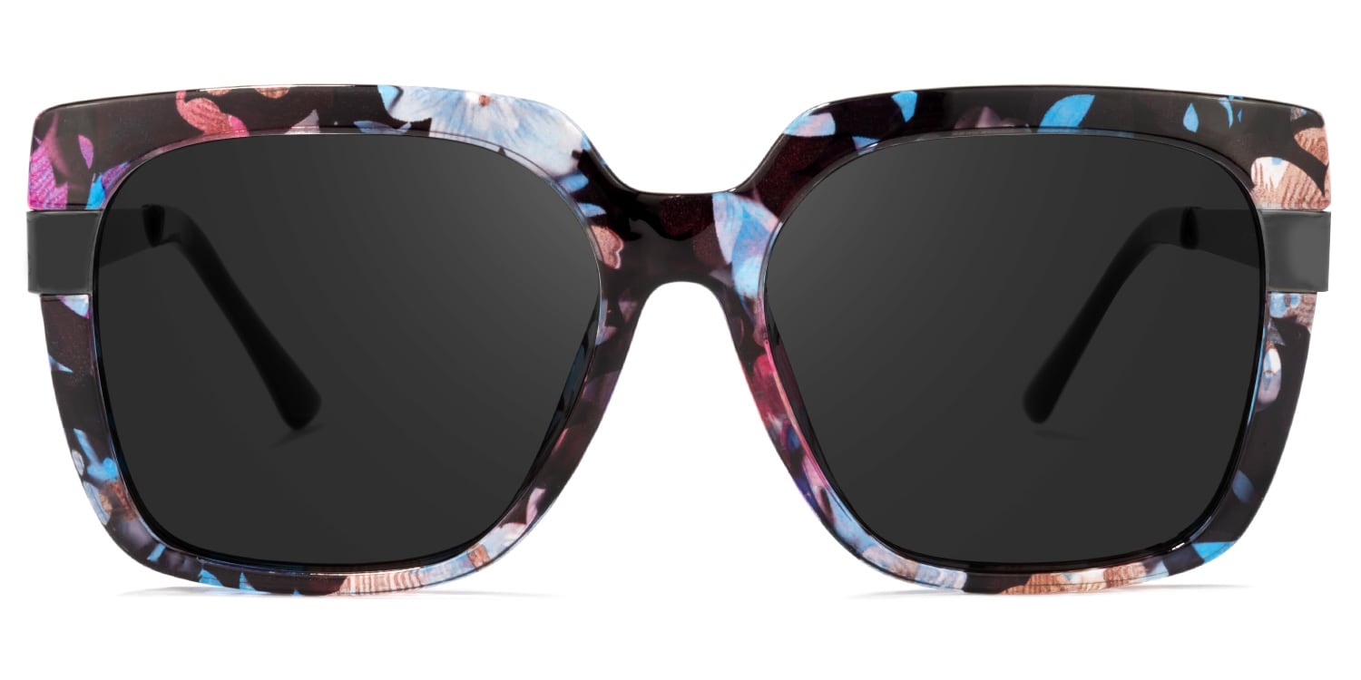 Reeves Square Floral Sunglasses