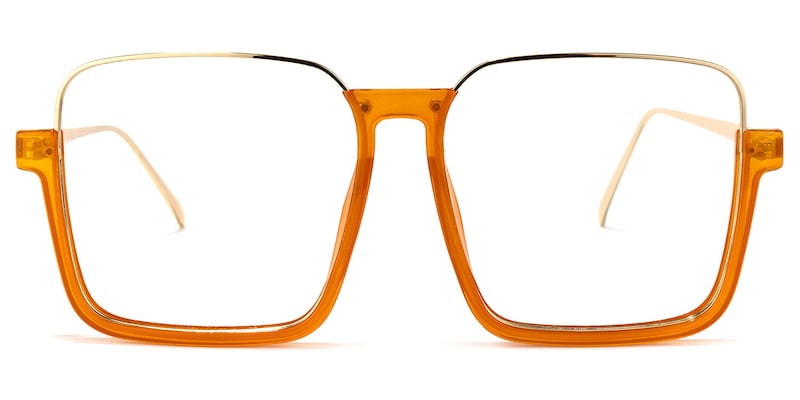 Velez Square Orange Glasses | Zeelool Glasses0