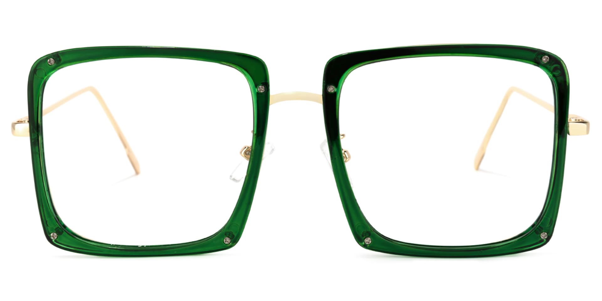 Ashe Square Green Glasses | Zeelool Glasses0