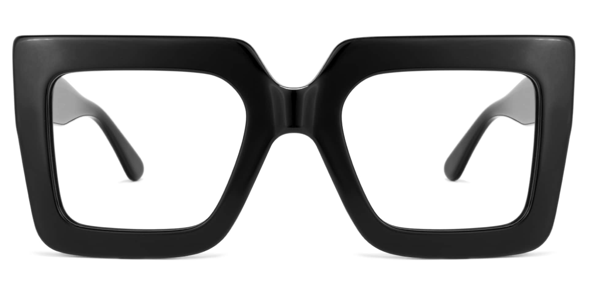 Brandon Square Black Glasses | Zeelool Glasses0