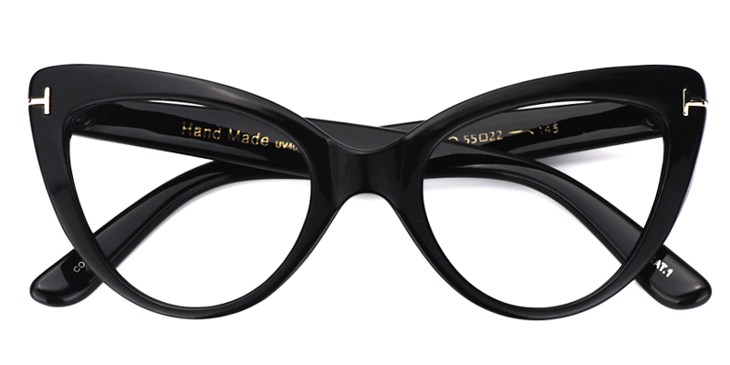 Cat Eye Black Glasses | Zeelool Eyeglass Frames1