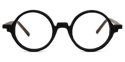 Otto Round Black Glasses0
