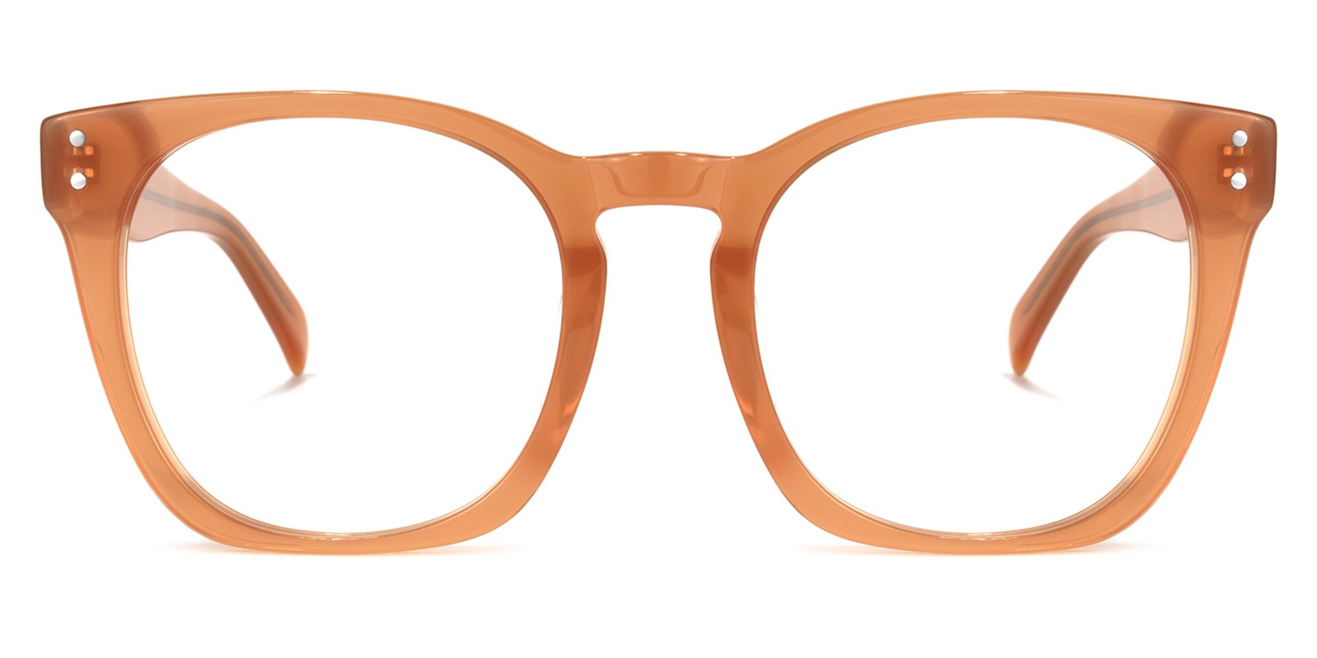 Orion Square Orange Glasses | Zeelool Glasses0