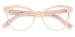 Saul Cateye Pink Glasses1