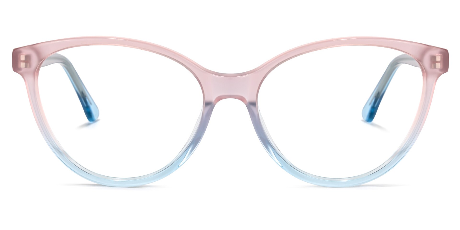 Palos Cateye Pink-Blue Glasses | Zeelool Glasses0