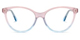 Palos Cateye Pink-Blue Glasses0