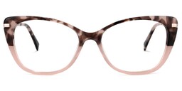 Posey Cateye Two-Tone Glasses0