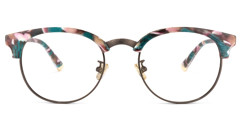 Grady Browline Floral Glasses | Zeelool Glasses0
