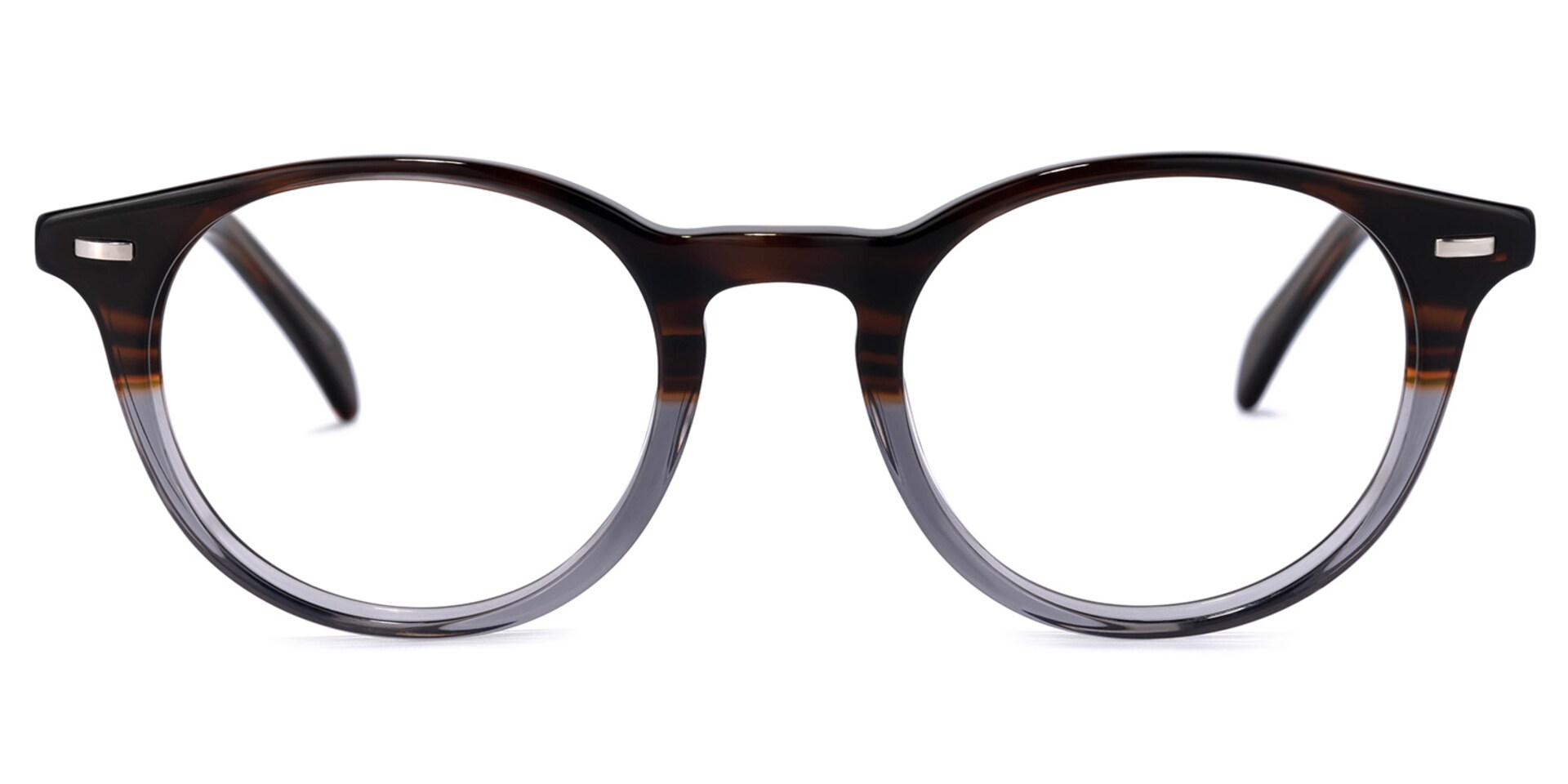 Yram Round Two-Tone Glasses | Zeelool Glasses0