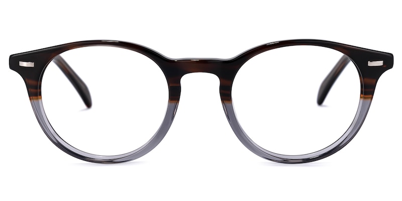 Yram Round Two-Tone Glasses | Zeelool Glasses0