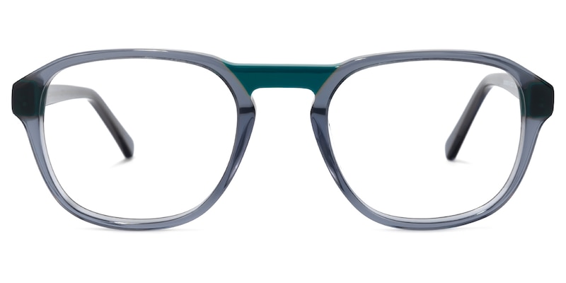 Merritt Square Gray Glasses | Zeelool Glasses0
