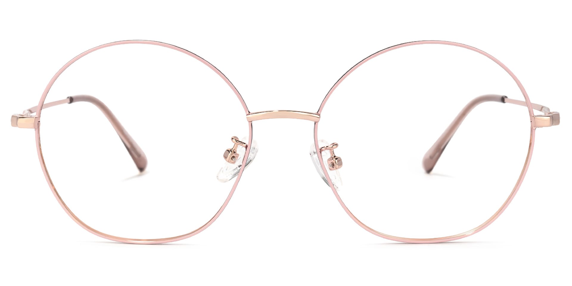 Nguyen Round Pink Glasses | Zeelool Glasses0
