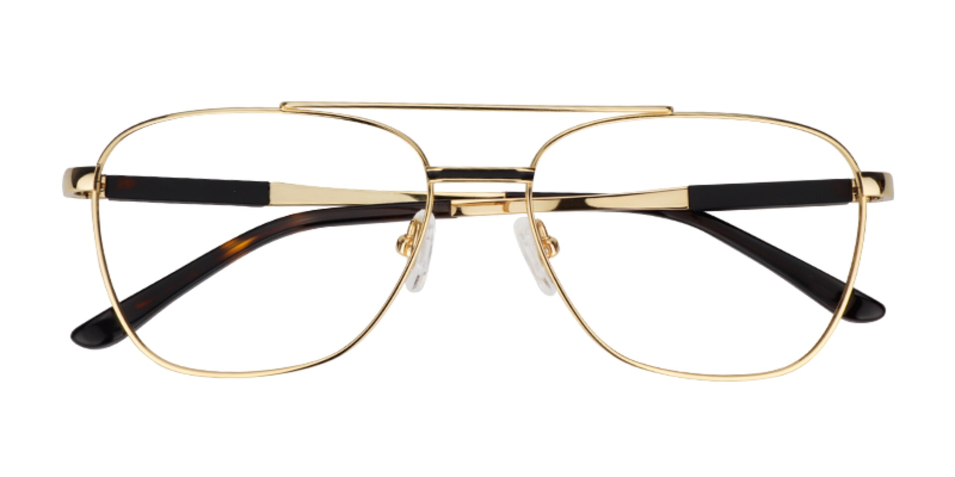 Aviator Gold Glasses | Zeelool Eyewear1