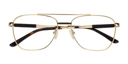 Mayo Aviator Gold Glasses1