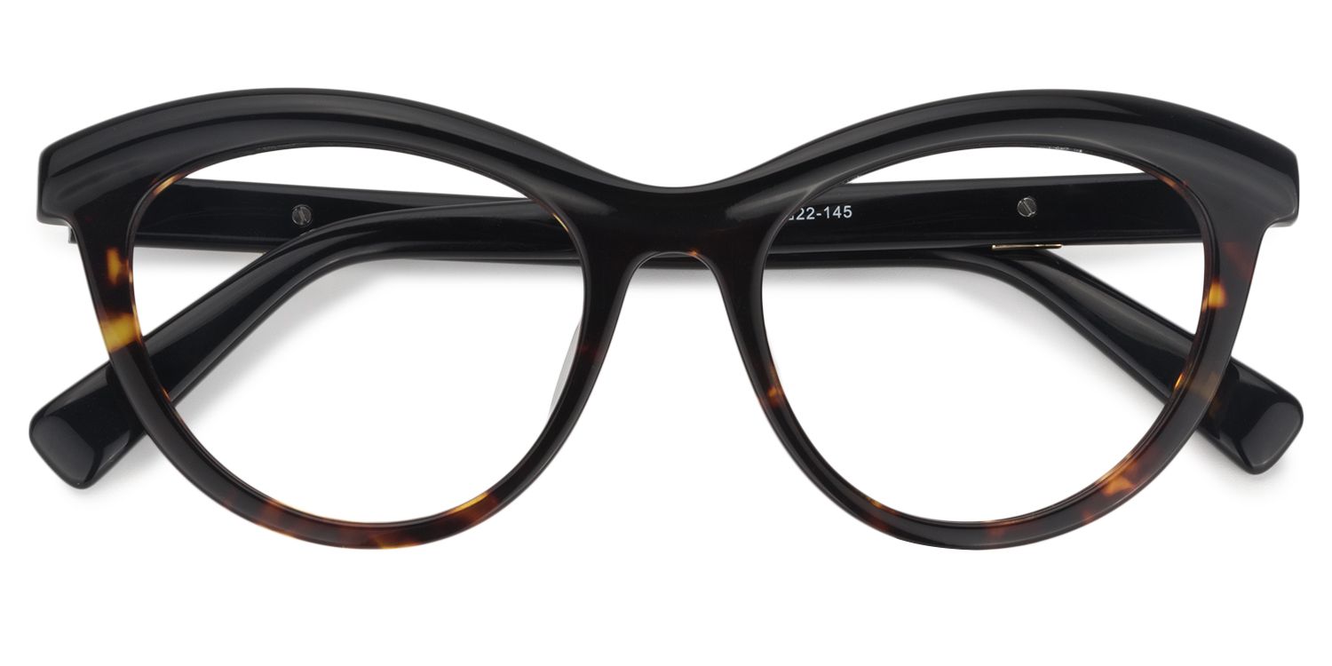 Sean Cat Eye Tortoise Glasses | Zeelool Glasses1