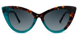 Maxine Cateye Tortoise Sunglasses0