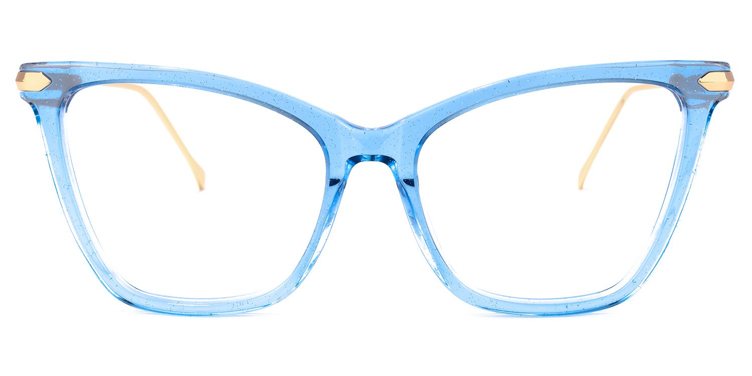 Hilary Butterfly Blue Glasses | Zeelool Glasses0