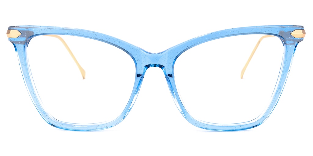 Hilary Butterfly Blue Glasses