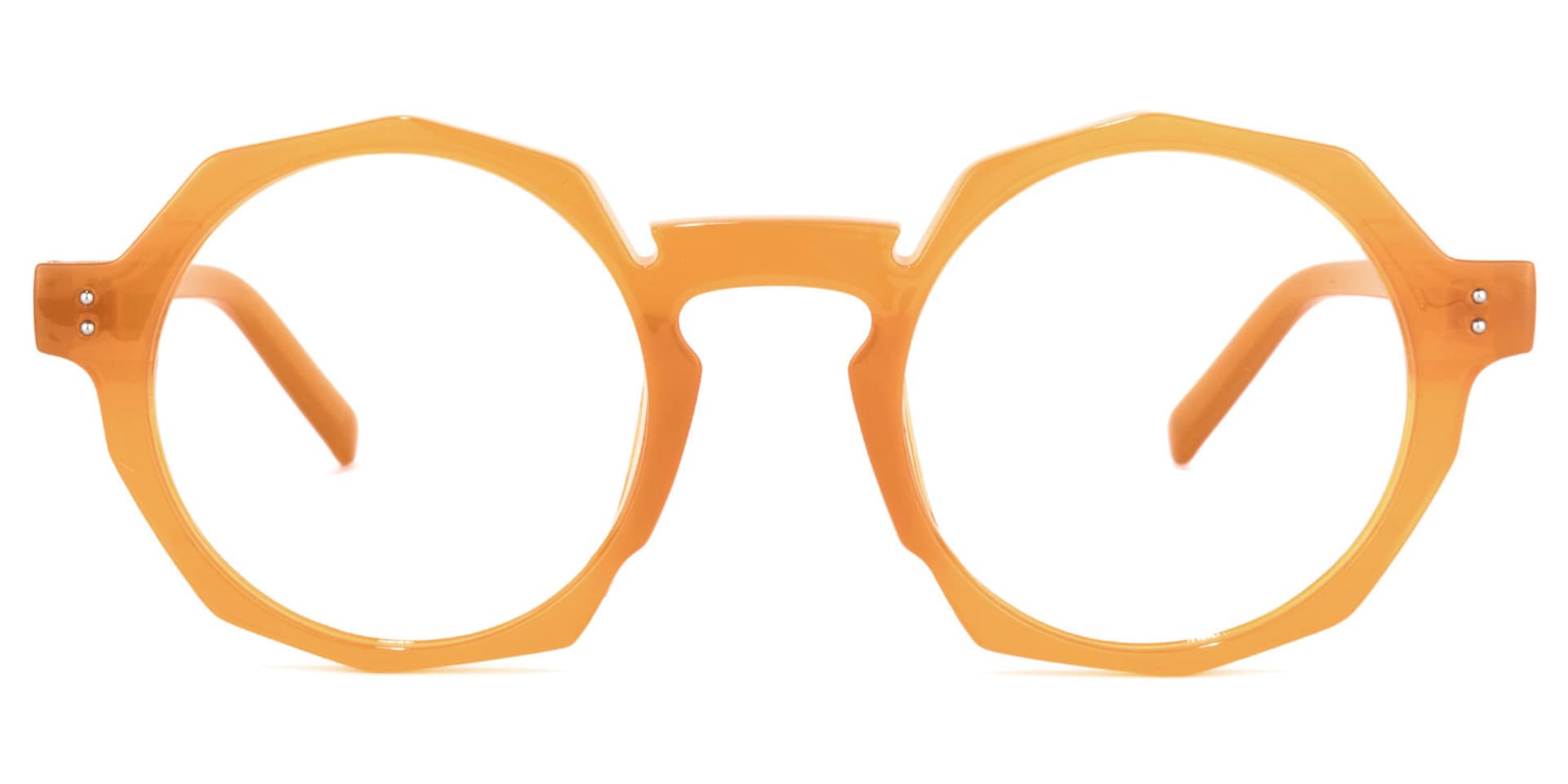 Goodwin Geometric Earthy-Yellow Glasses | Zeelool Glasses0