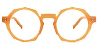 Goodwin Geometric Earthy-Yellow Glasses0