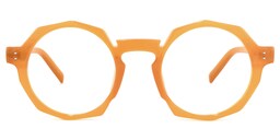 Goodwin Geometric Earthy-Yellow Glasses0