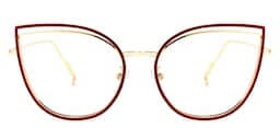 Spivey Cateye Red Glasses0