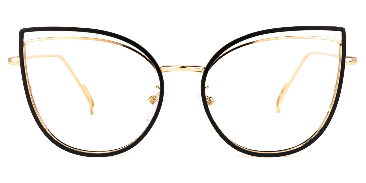 Spivey Cateye Black Glasses | Zeelool Glasses0