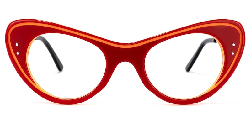 Mayra Cateye Red Glasses  | Zeelool Glasses0