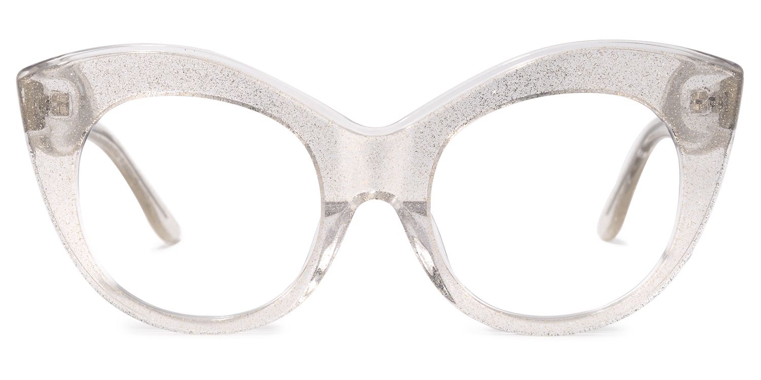 Rosemary Cateye Clear Glasses | Zeelool Glasses0