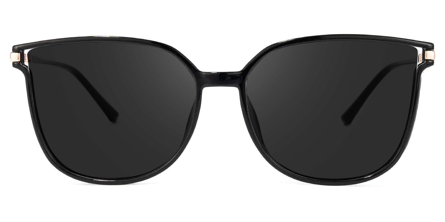 Rodz Square Black Sunglasses | Zeelool Glasses0