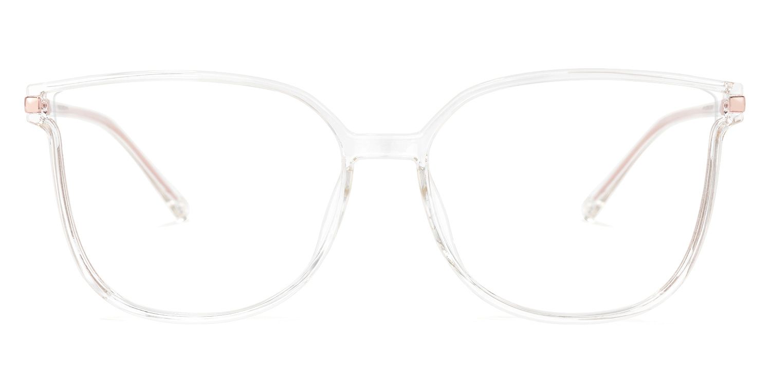 Rodz Square Crystal Frame Glasses | Zeelool Optical0