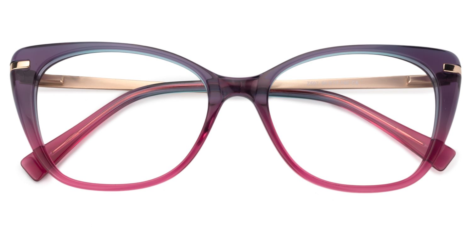 Cat Eye Red Glasses | Zeelool Glasses1
