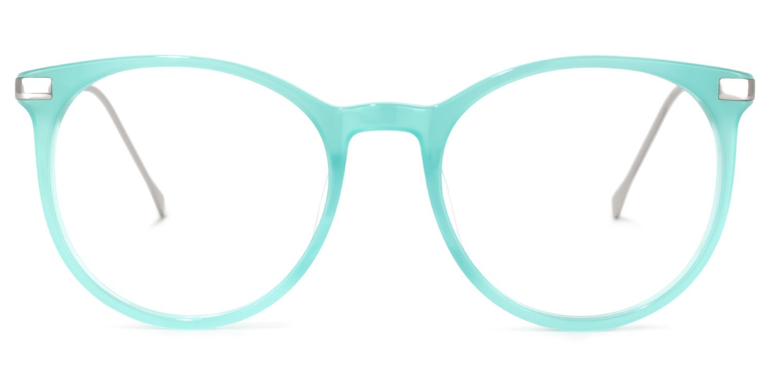 Lenid Round Light-Green Glasses | Zeelool Glasses0