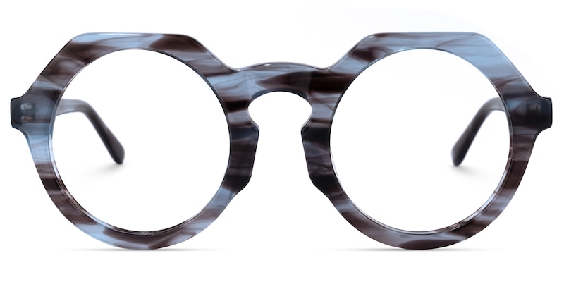 Pirtle Geometric Gray Glasses | Zeelool Glasses0