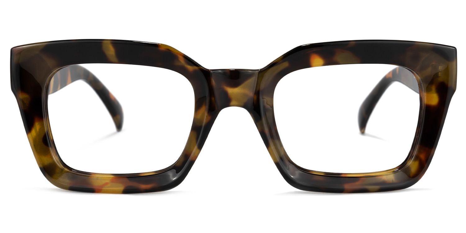 Nevaeh Square Tortoise Glasses | Zeelool Glasses0